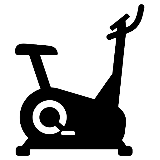 fitness bike Solid Glyph icon