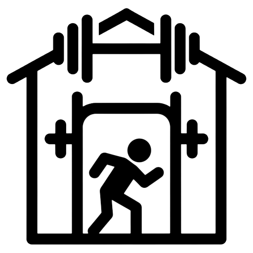 fitness studio Line Art icon