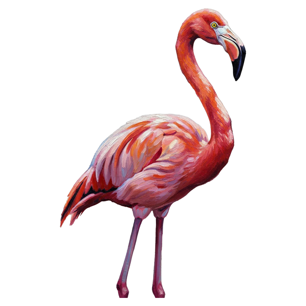 flamingo Oil Painting icon