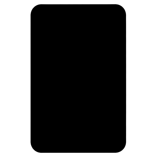 flash card Solid Glyph icon