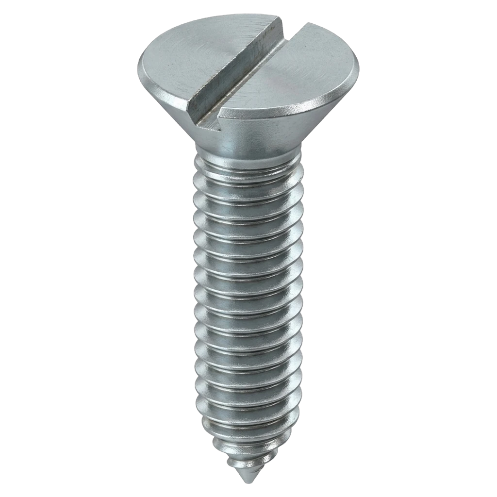 flat head screw Photorealistic icon