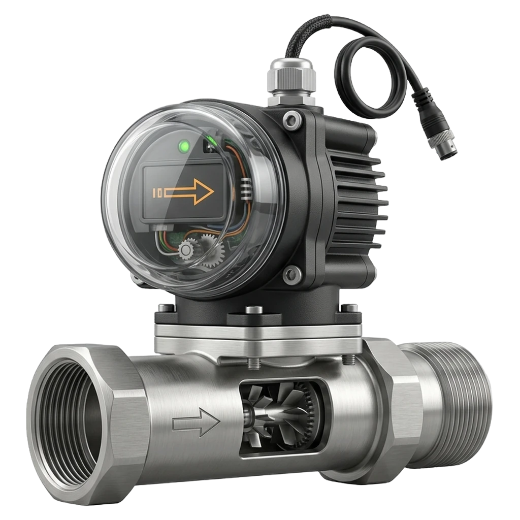 flow sensor Photorealistic icon - free AI-generated photorealistic icon for web and app projects