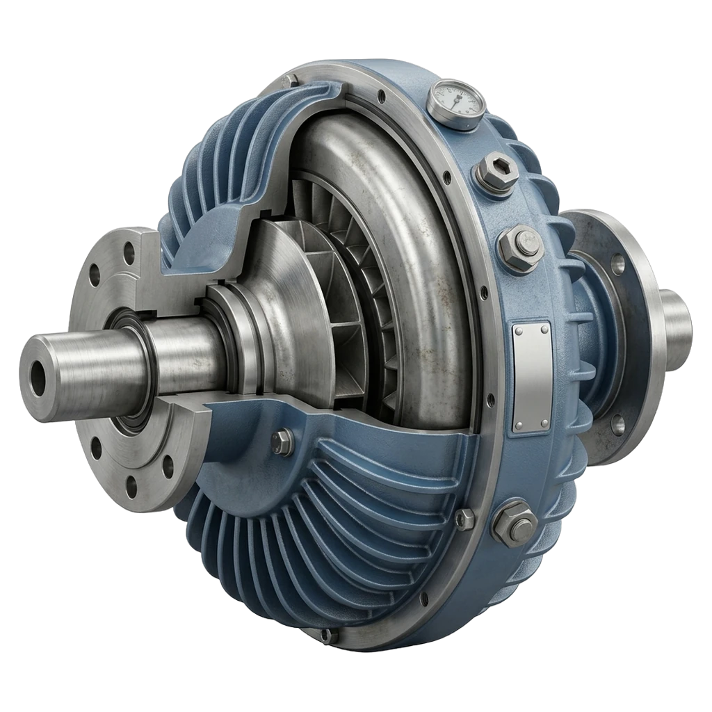 fluid coupling Photorealistic icon