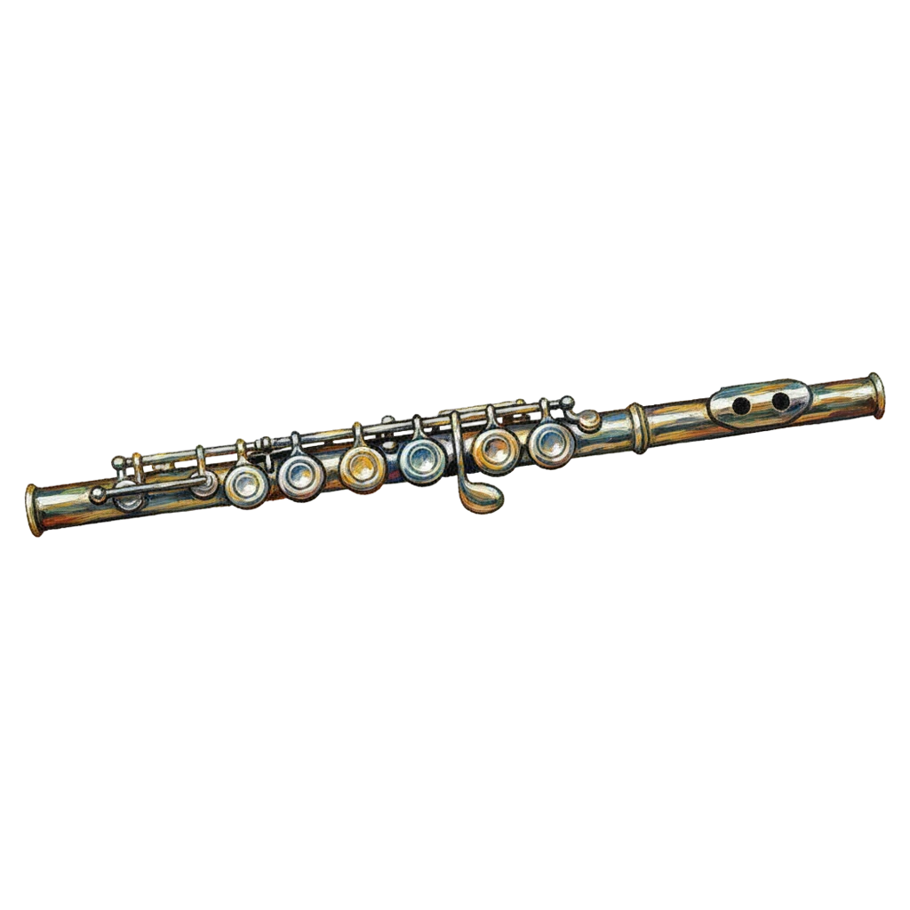 flute Oil Painting icon