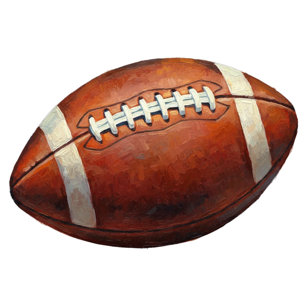 football Oil Painting icon