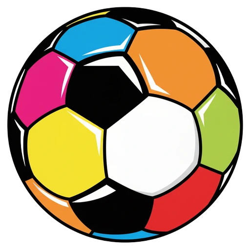 football Pop Art icon