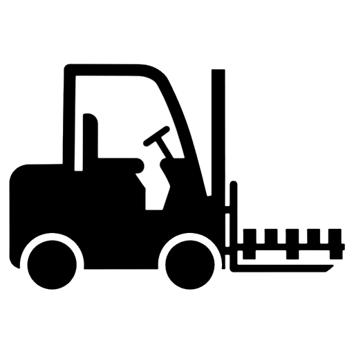 forklift pallet Solid Glyph icon