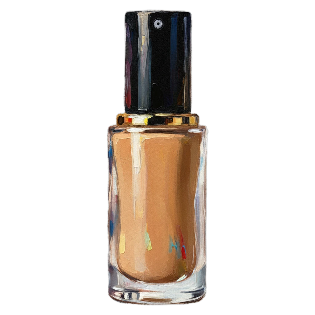 foundation bottle Oil Painting icon - free AI-generated oil painting icon for web and app projects