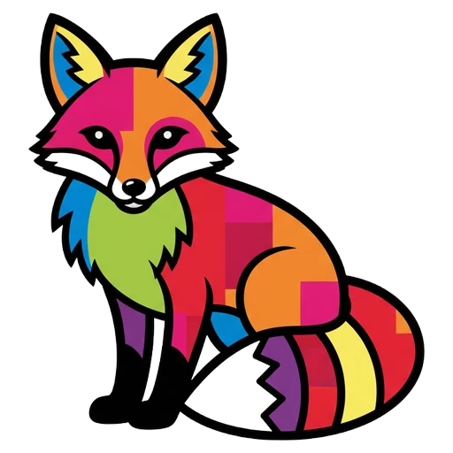 fox Pop Art icon