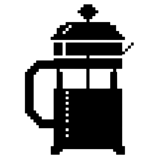 french press Pixel Art icon