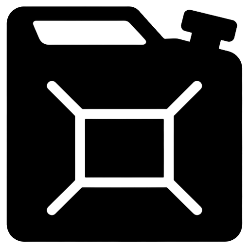 fuel can Solid Glyph icon