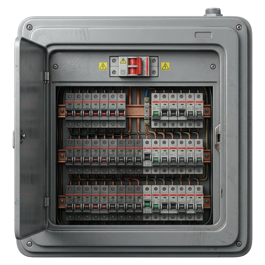 fuse box panel Photorealistic icon - free AI-generated photorealistic icon for web and app projects