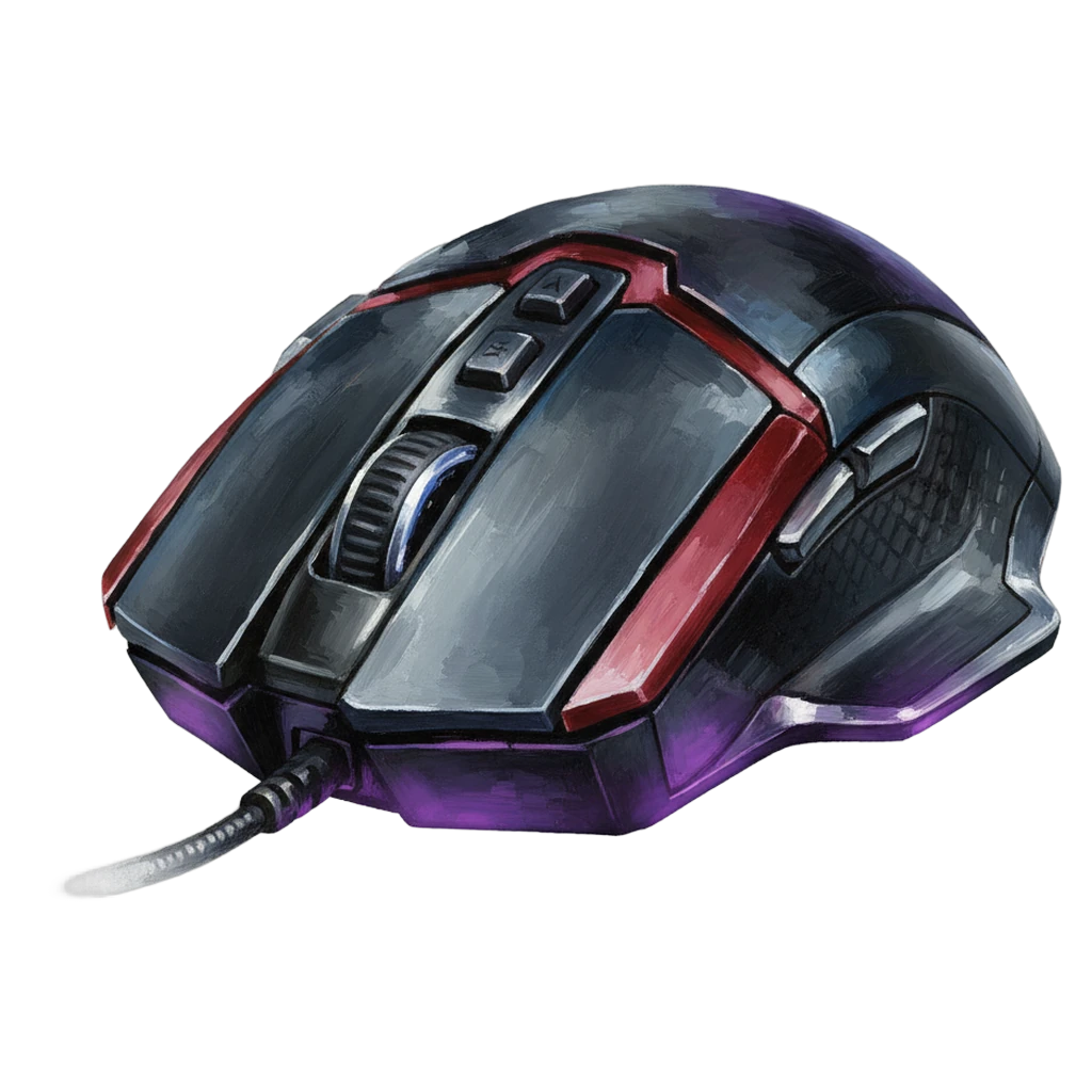 gaming mouse Oil Painting icon