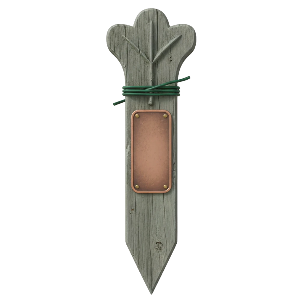 garden stake Photorealistic icon