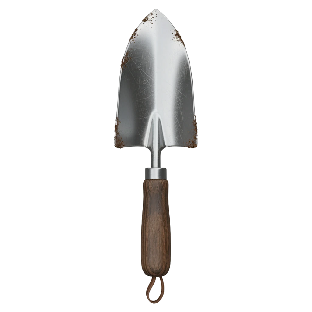 garden trowel Photorealistic icon