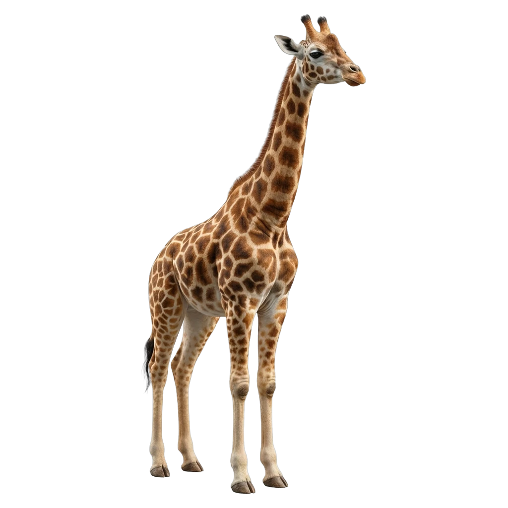 giraffe Photorealistic icon