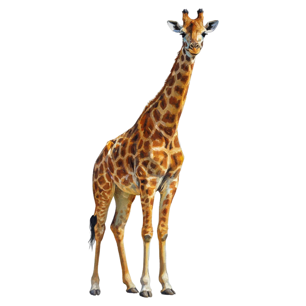 giraffe Oil Painting icon