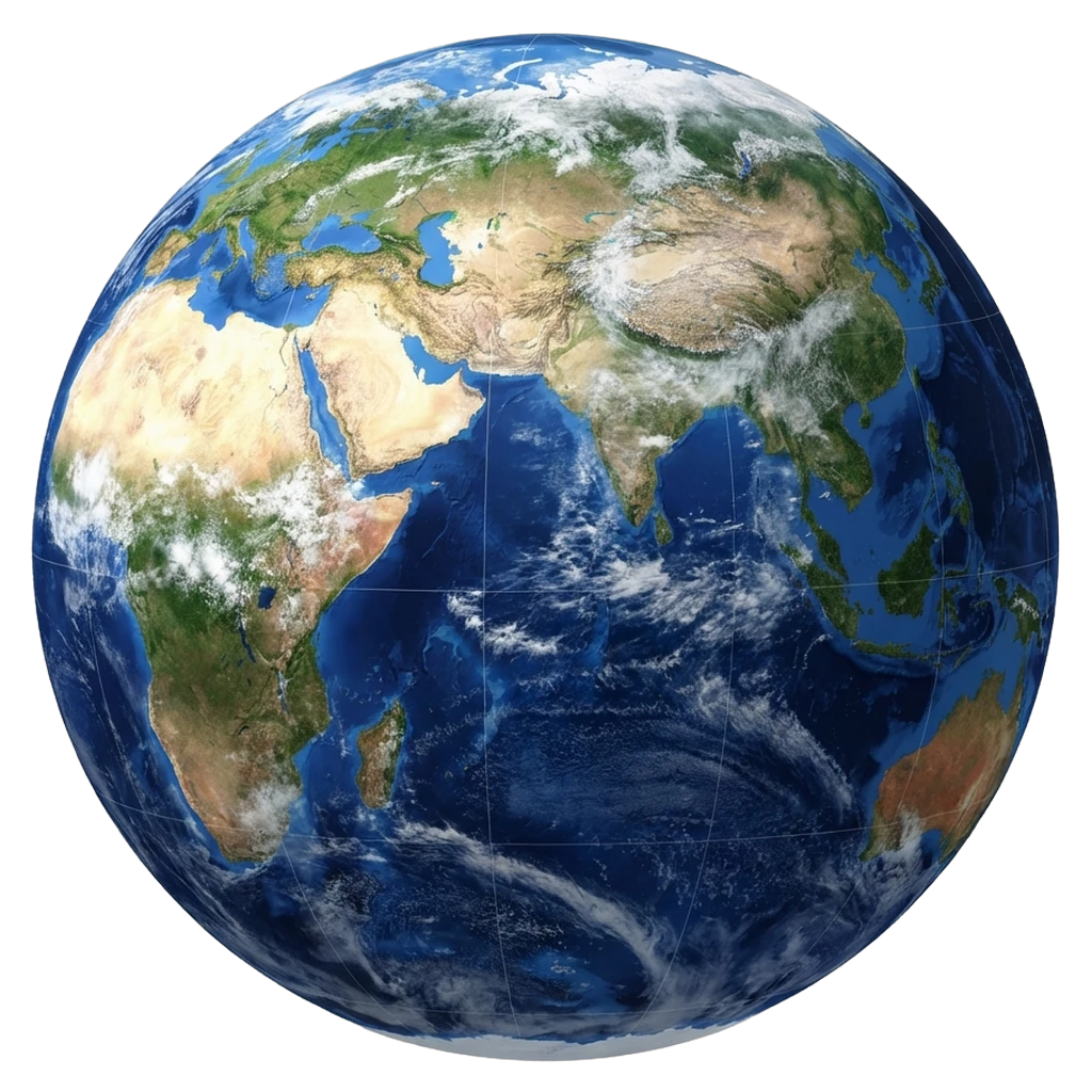 globe Photorealistic icon