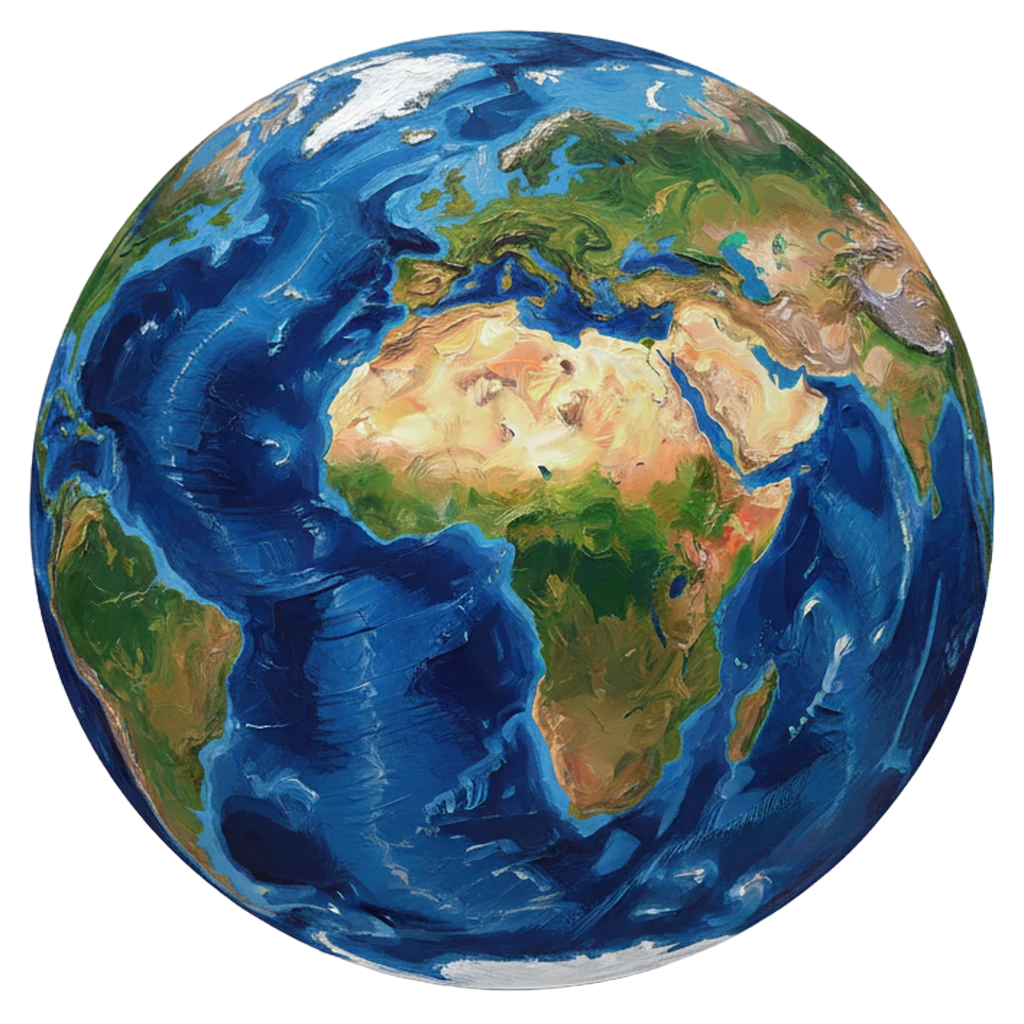 globe geography world Oil Painting icon