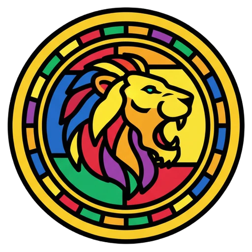 gold coin Pop Art icon