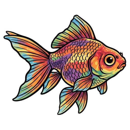 goldfish Pop Art icon