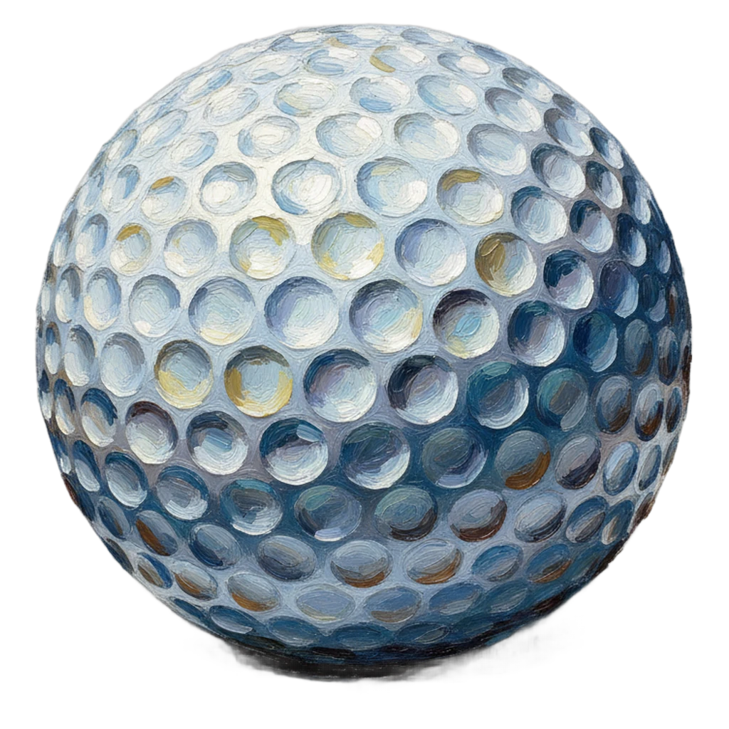 golf ball Oil Painting icon