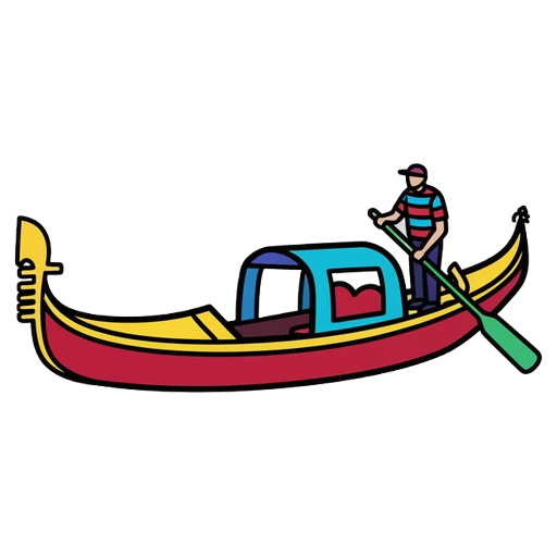gondola Pop Art icon