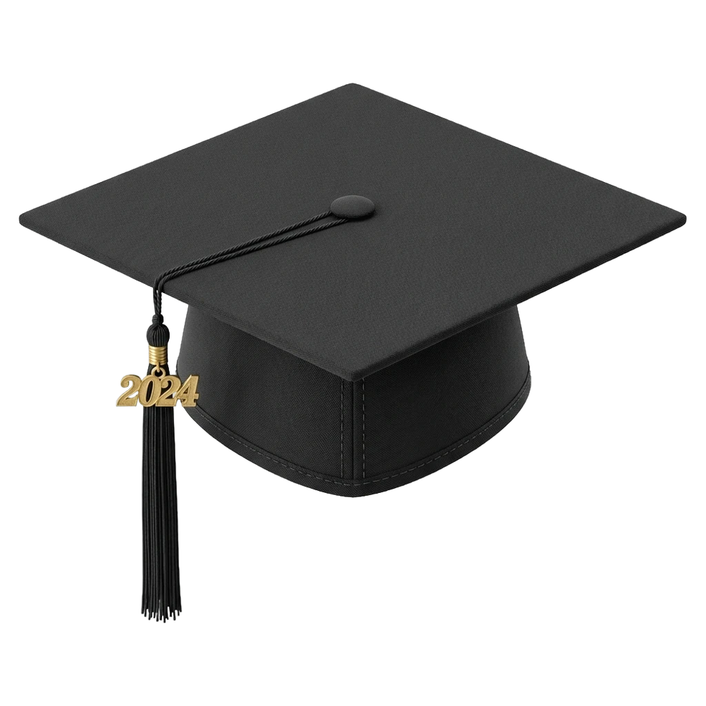 graduation cap Photorealistic icon