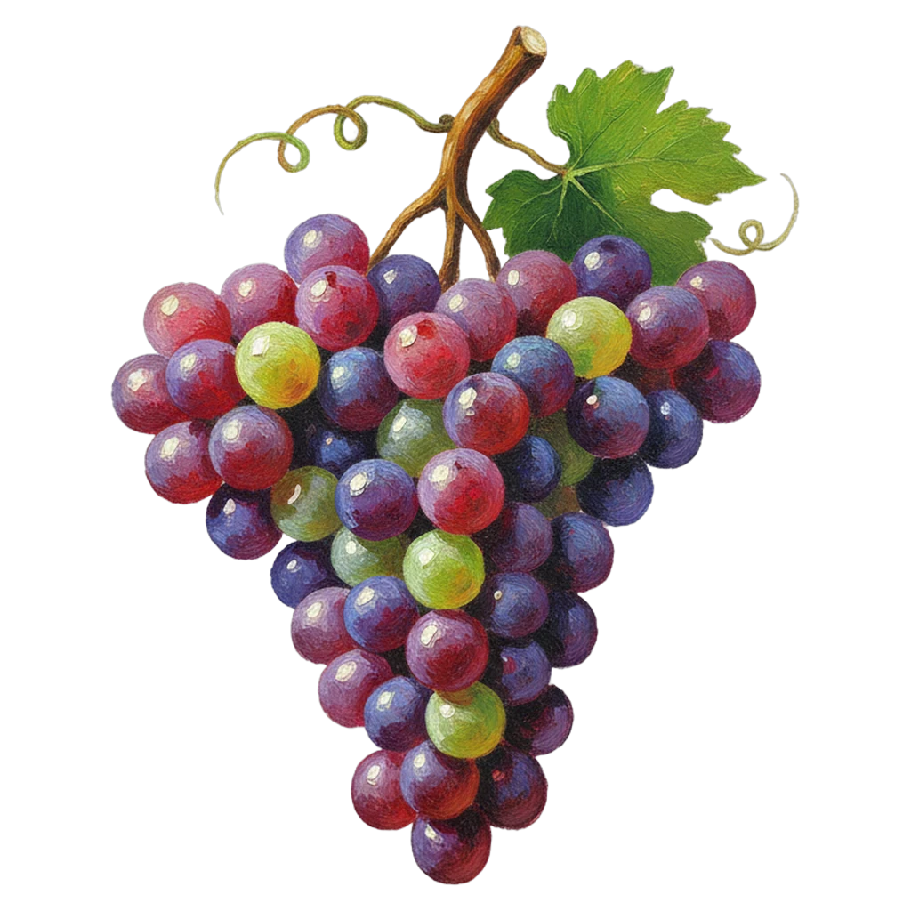 grapes Oil Painting icon