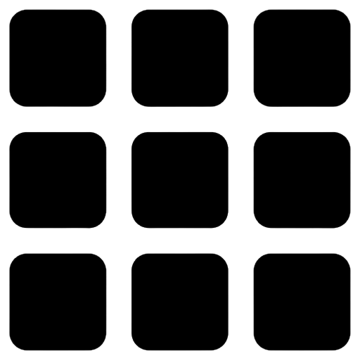 grid view icon Solid Glyph icon
