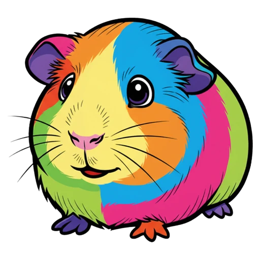 guinea pig Pop Art icon