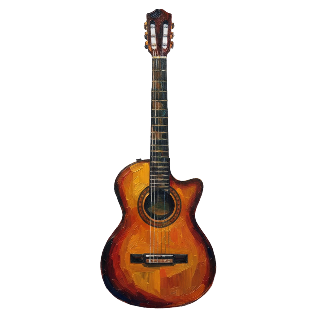 guitar Oil Painting icon