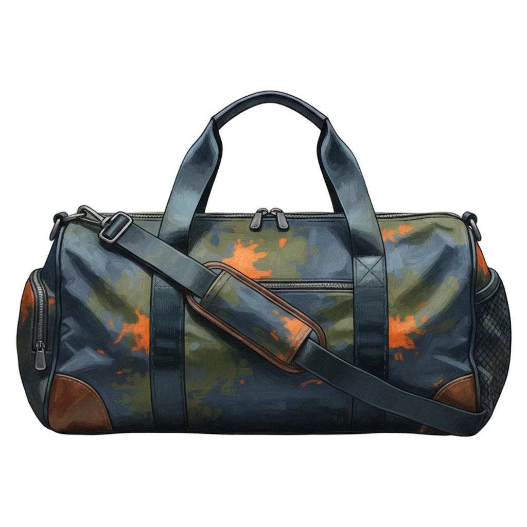 gym bag Oil Painting icon