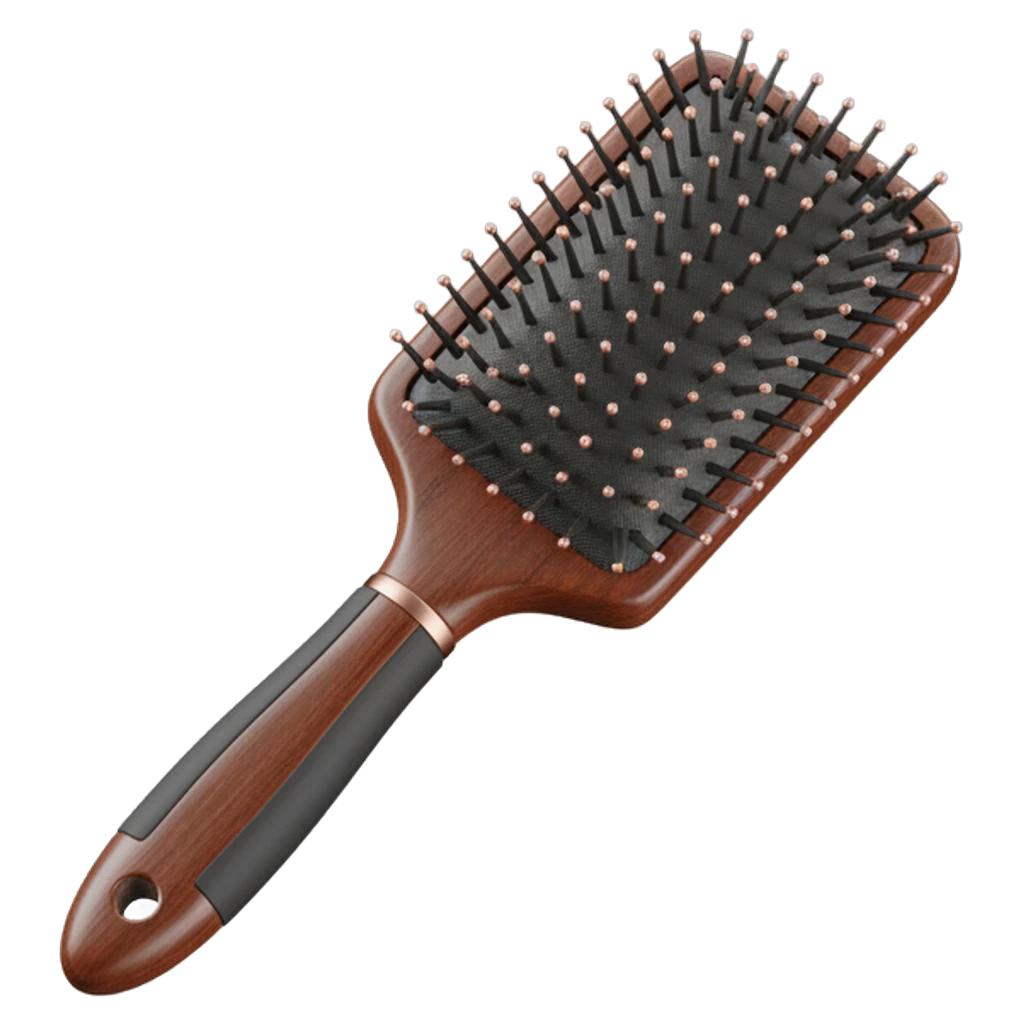 hair brush Photorealistic icon