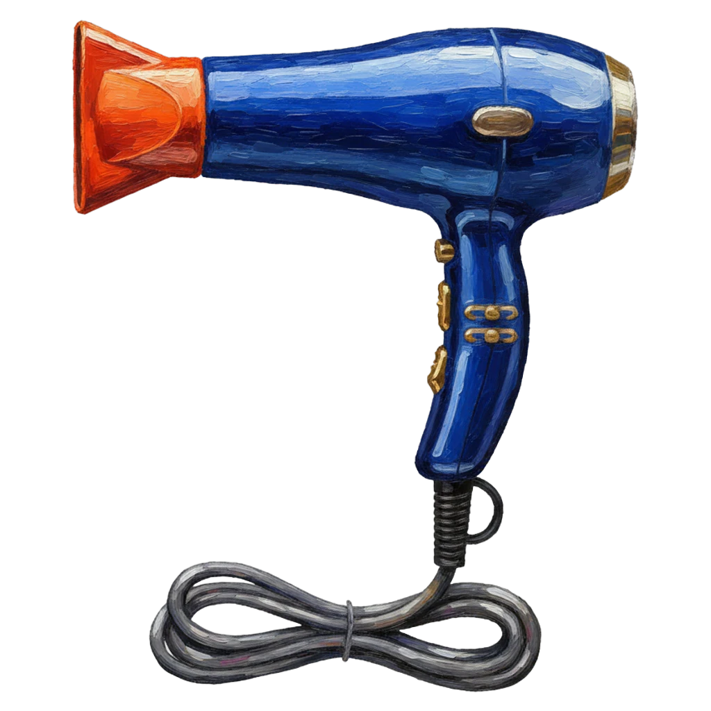 hair dryer Oil Painting icon
