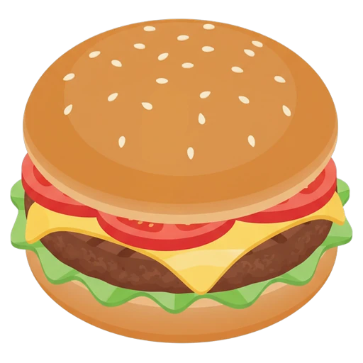 hamburger Isometric icon