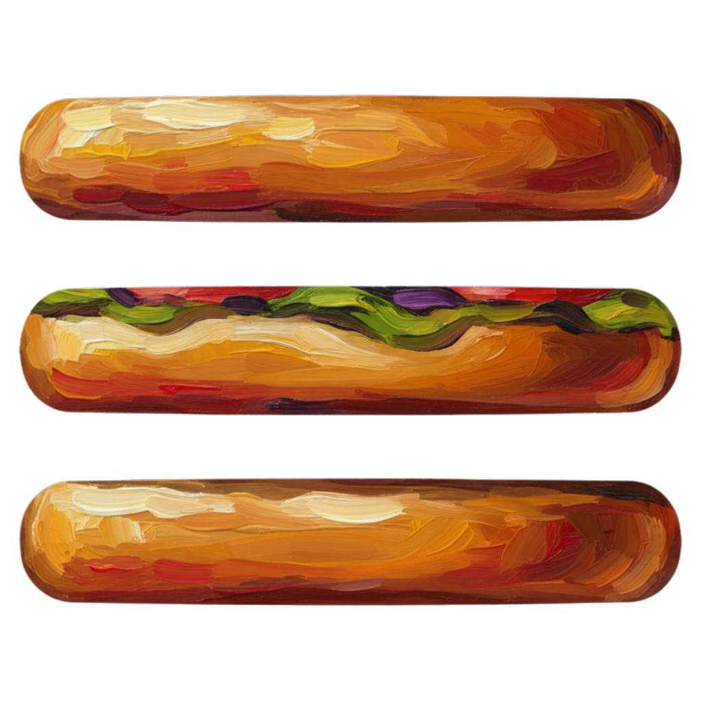 hamburger menu icon Oil Painting icon