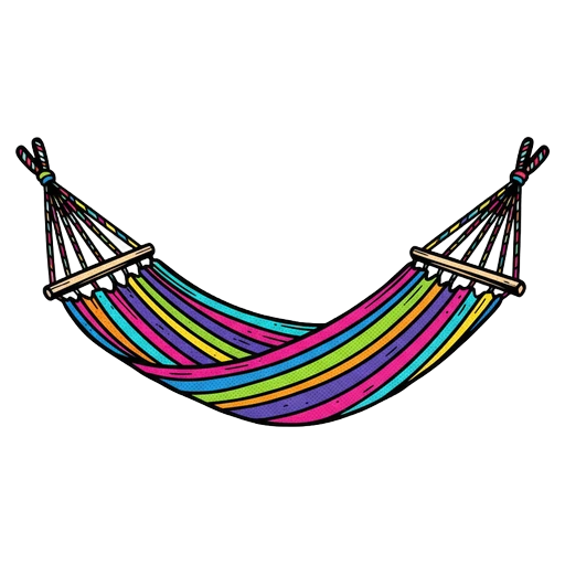 hammock Pop Art icon - free AI-generated pop art icon for web and app projects