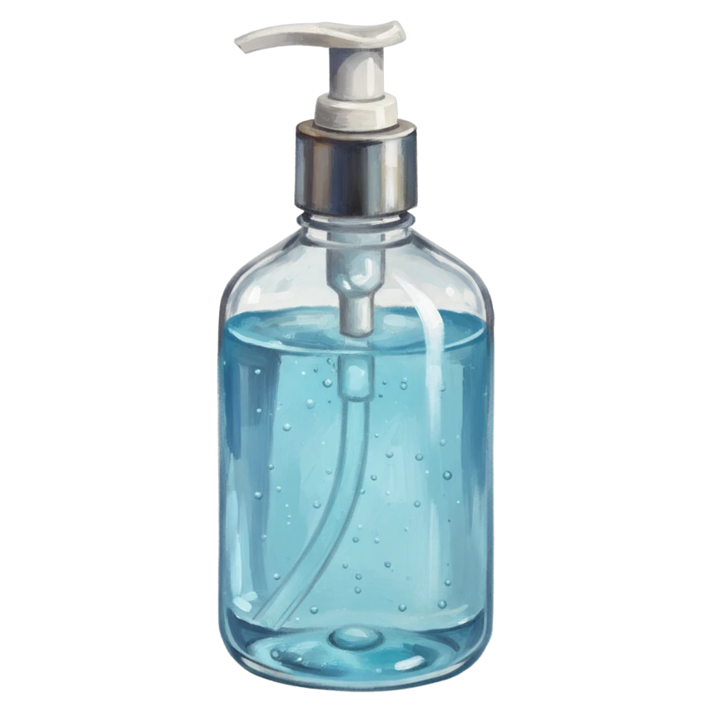 hand sanitizer Oil Painting icon