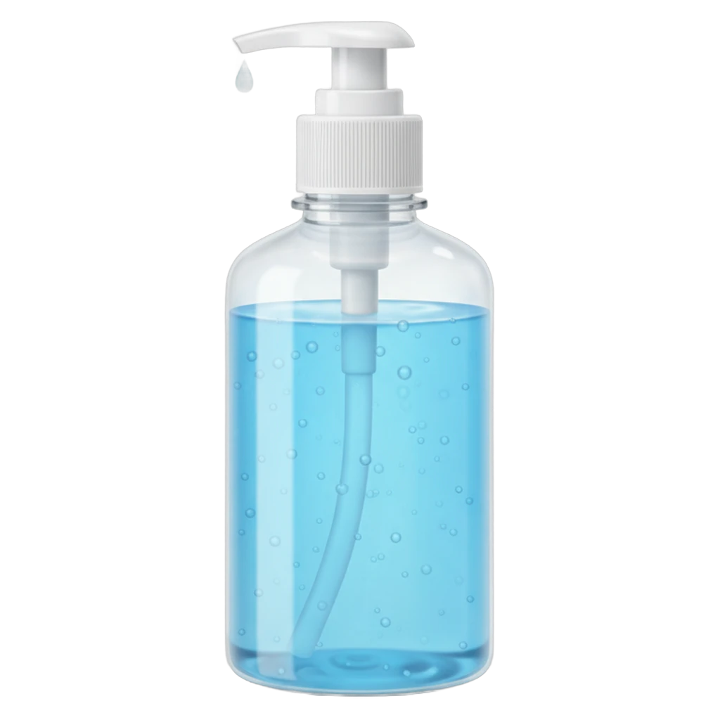 hand sanitizer Photorealistic icon