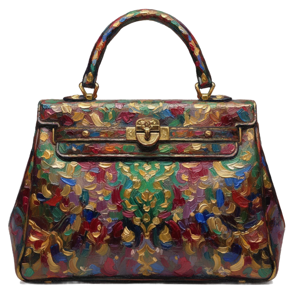 handbag Oil Painting icon - free AI-generated oil painting icon for web and app projects