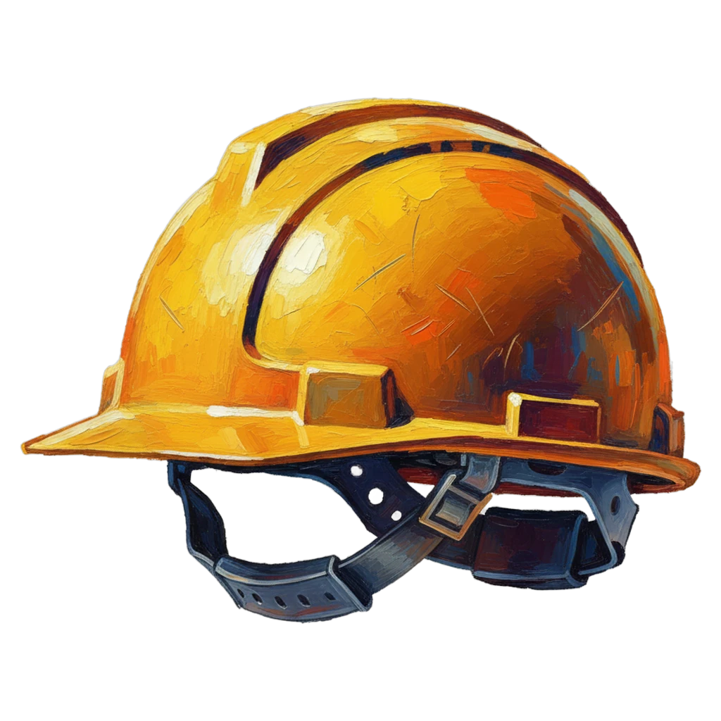 hard hat Oil Painting icon - free AI-generated oil painting icon for web and app projects