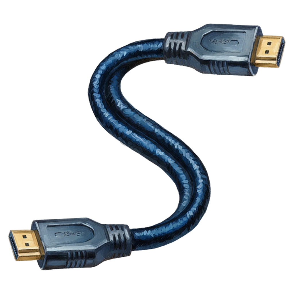 hdmi cable Oil Painting icon