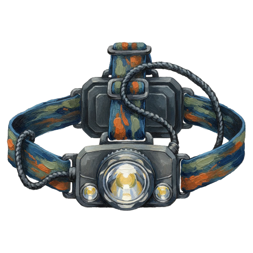 headlamp Oil Painting icon