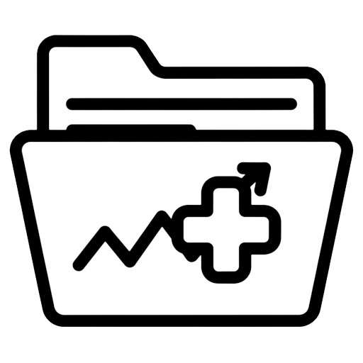 health record Line Art icon