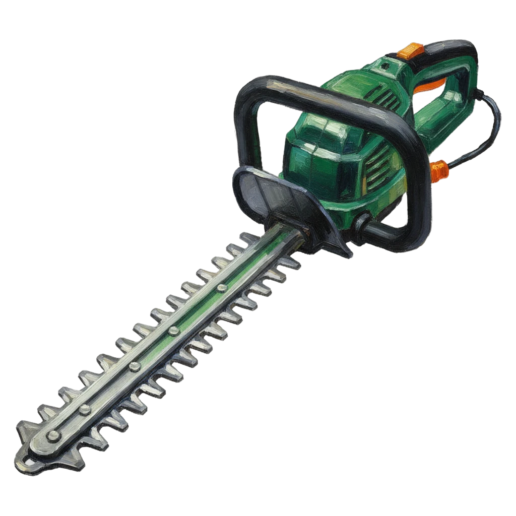 hedge trimmer Oil Painting icon