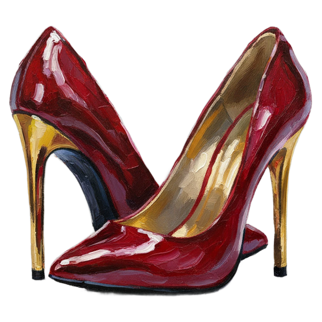 heels Oil Painting icon