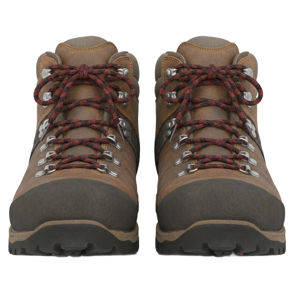 hiking boots Photorealistic icon