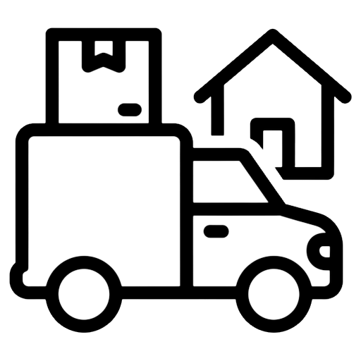 home delivery Line Art icon