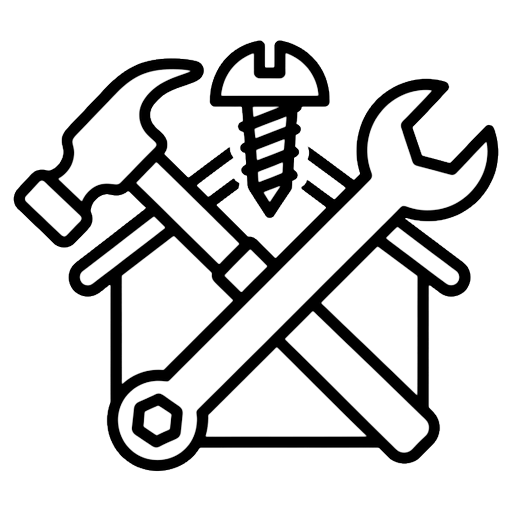 home repair Line Art icon - free AI-generated line art icon for web and app projects